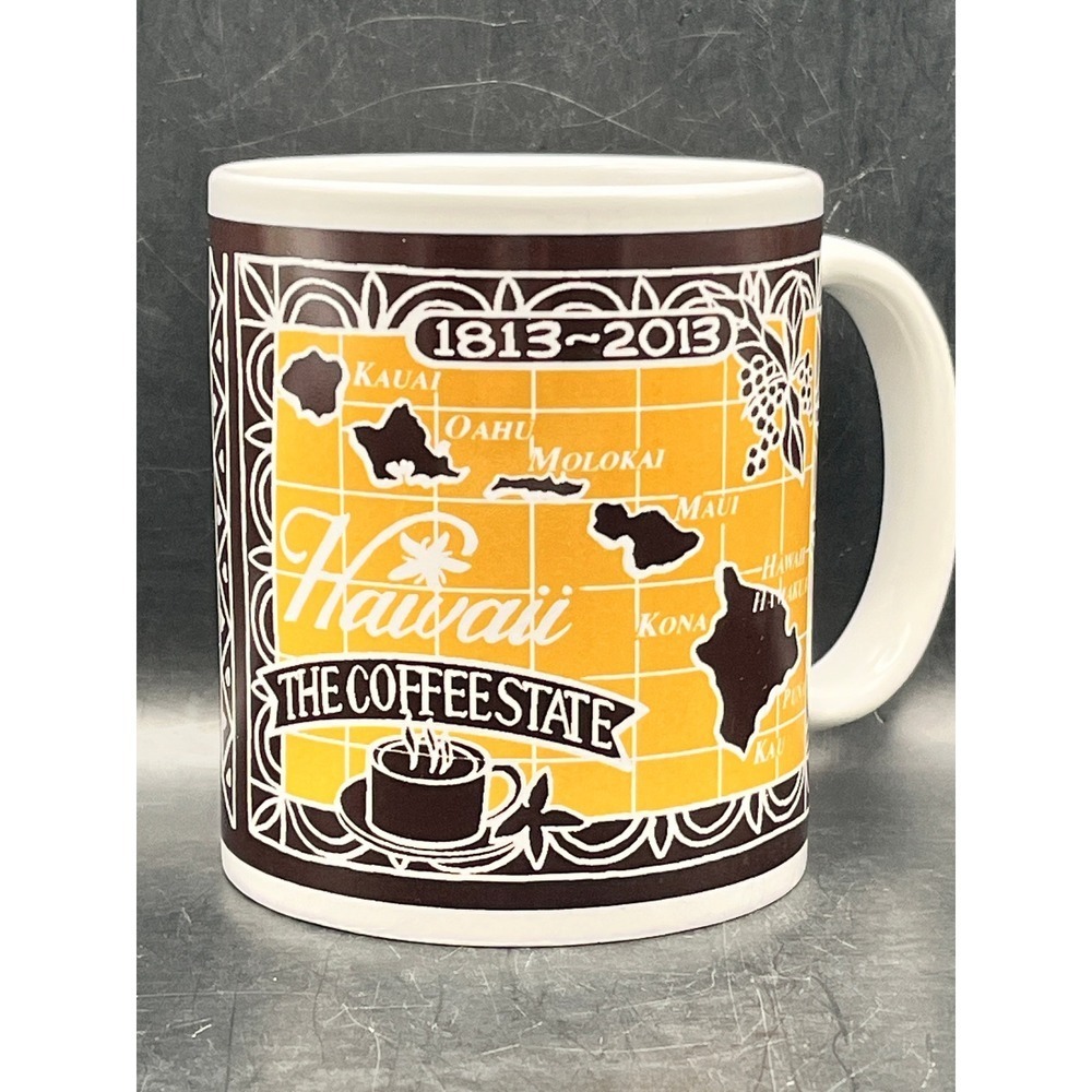 Hawaii The Coffee State Coffee Tea Collector Mug Cup Decorative Collectible